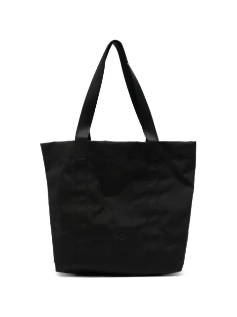Y-3 logo-print shoulder bag