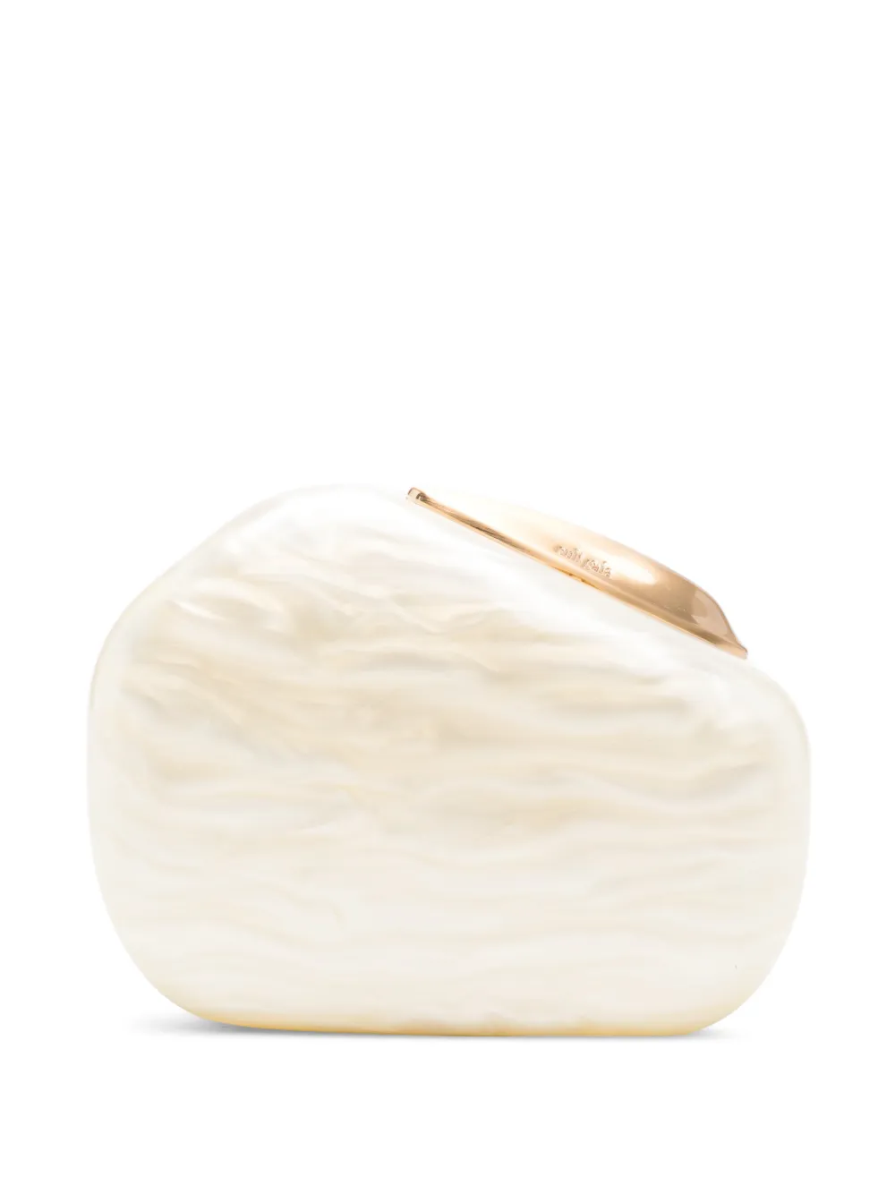 Cult Gaia Althea chain-link clutch bag - Toni neutri
