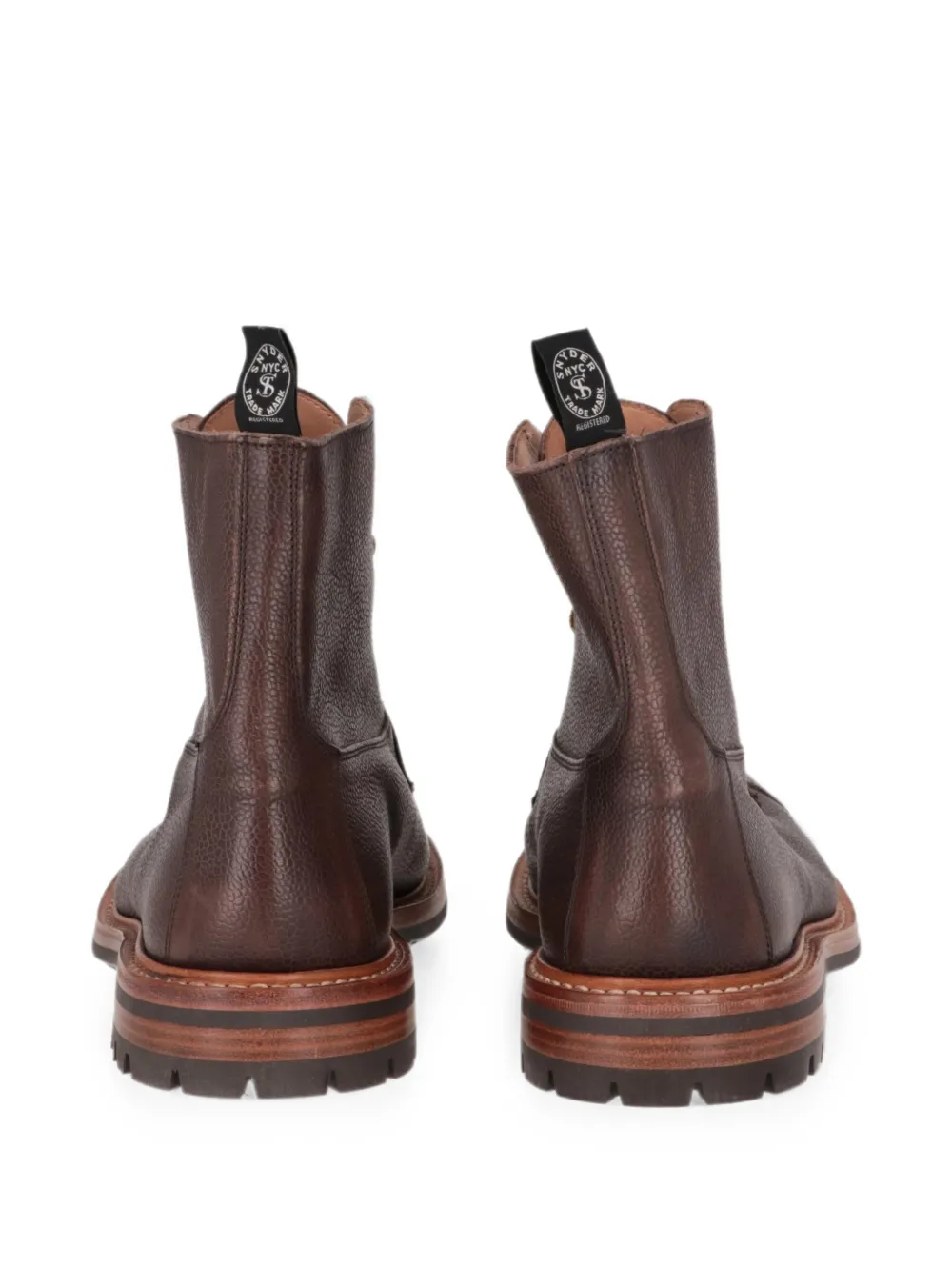 Todd Snyder x L.L.Bean pebbled leather hiking boots Bruin
