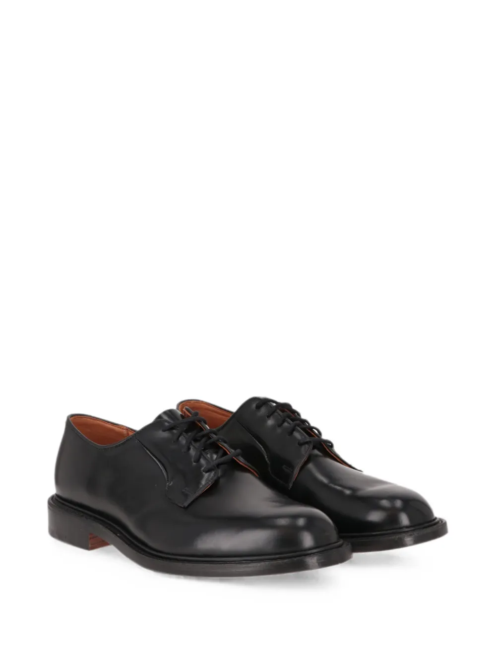Todd Snyder Derby schoenen met open kant Zwart