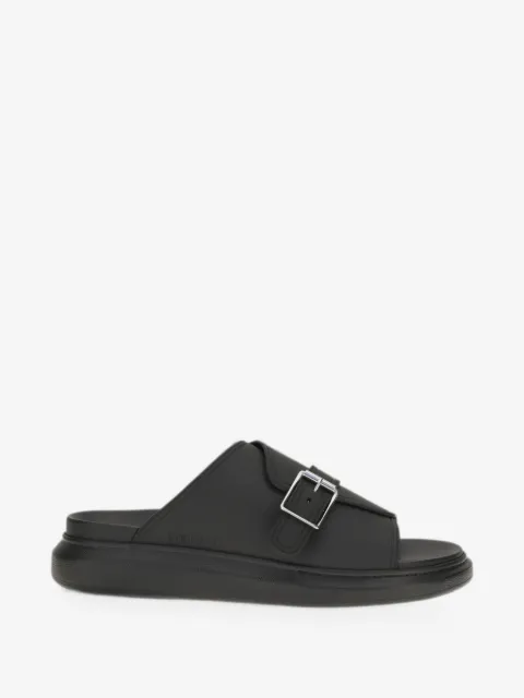 Alexander McQueen buckle-strap leather sandals