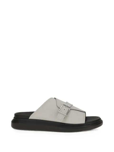 Alexander McQueen buckle-fastening leather sandals