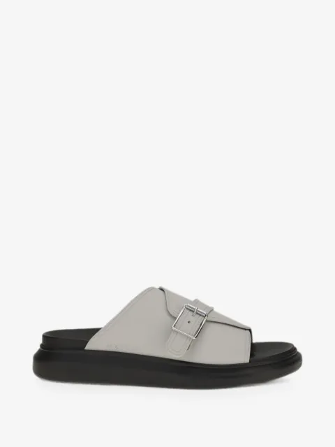 Alexander McQueen buckle-fastening leather sandals