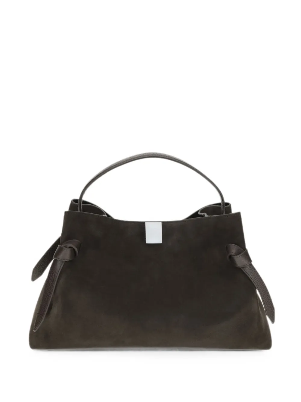 Yuzefi Gyoza knotted tote bag - Marrone