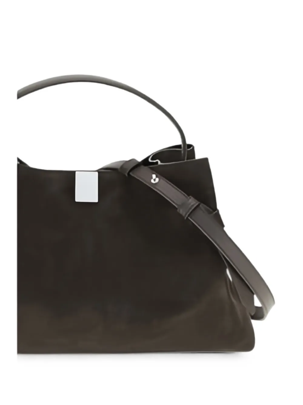 Yuzefi Gyoza geknoopte shopper Bruin