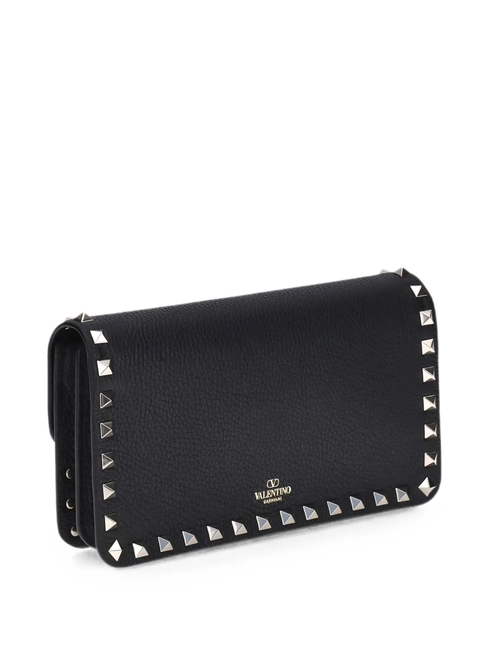 Valentino Garavani Rockstud leren portemonnee Zwart
