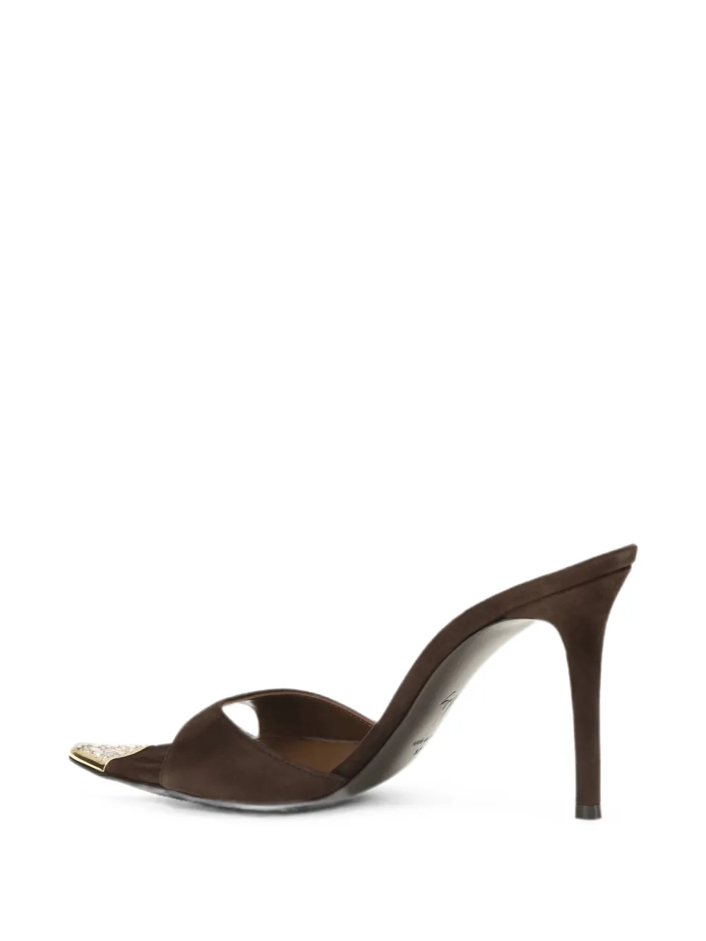 Giuseppe Zanotti crystal-embellished pointed-toe sandals Bruin