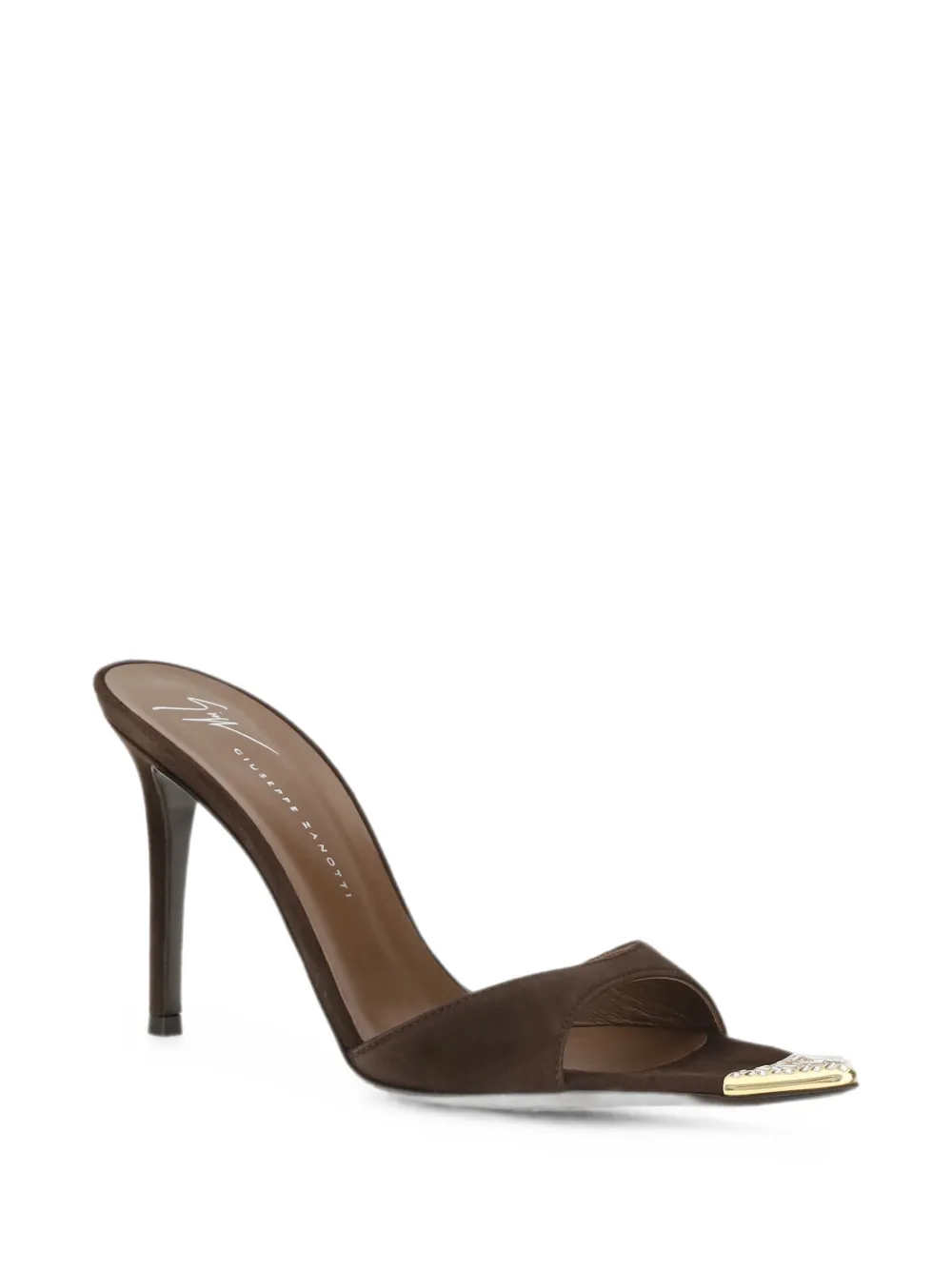 Giuseppe Zanotti crystal-embellished pointed-toe sandals Bruin