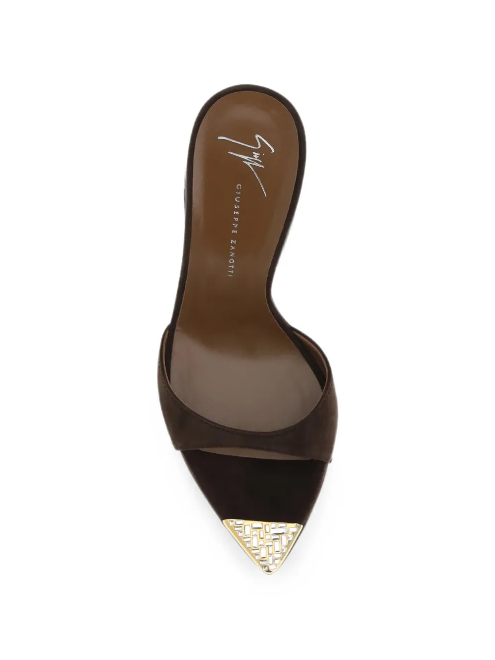 Giuseppe Zanotti crystal-embellished pointed-toe sandals Bruin