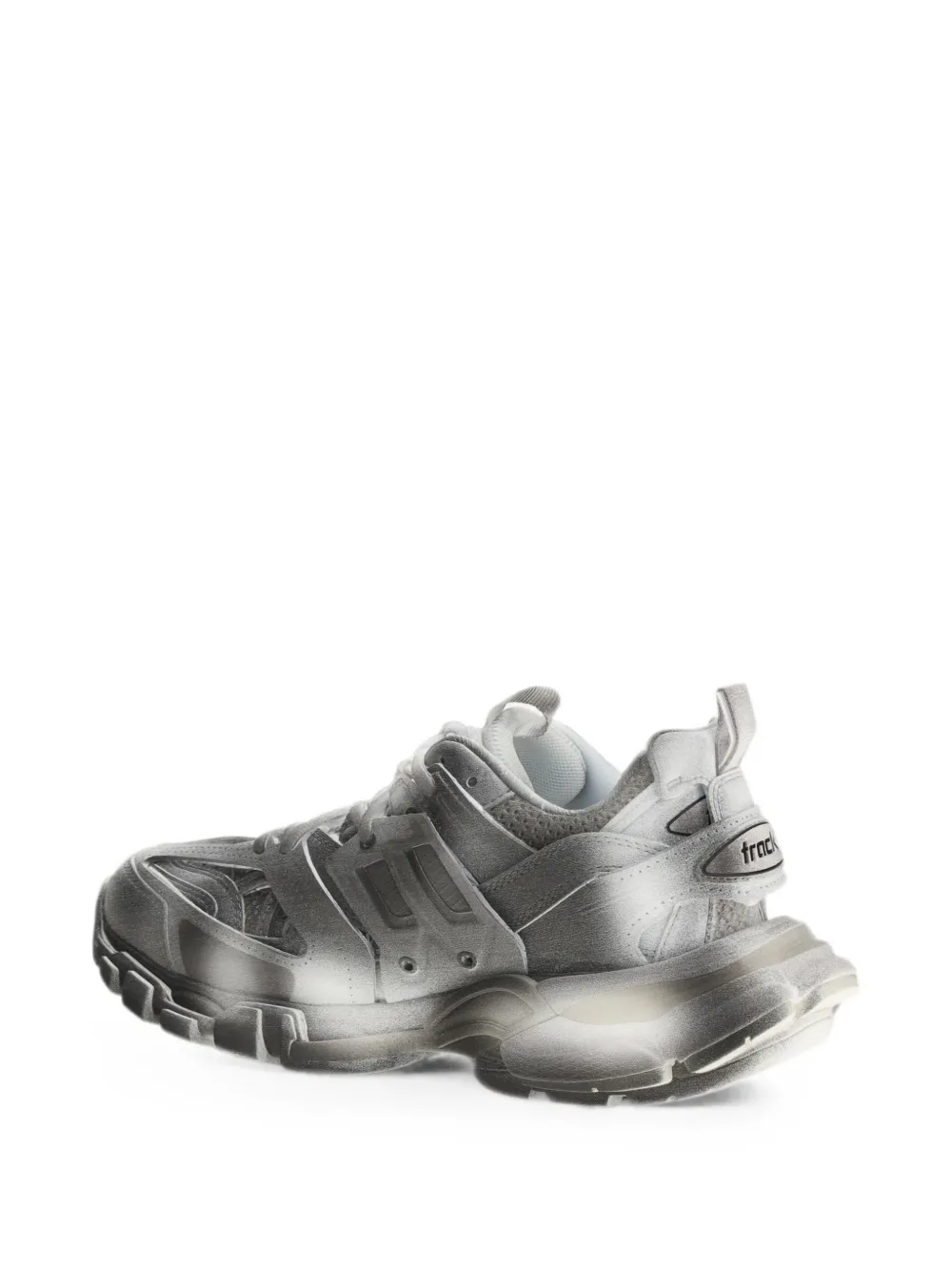 Balenciaga Track Stencil logo-detail sneakers Zwart