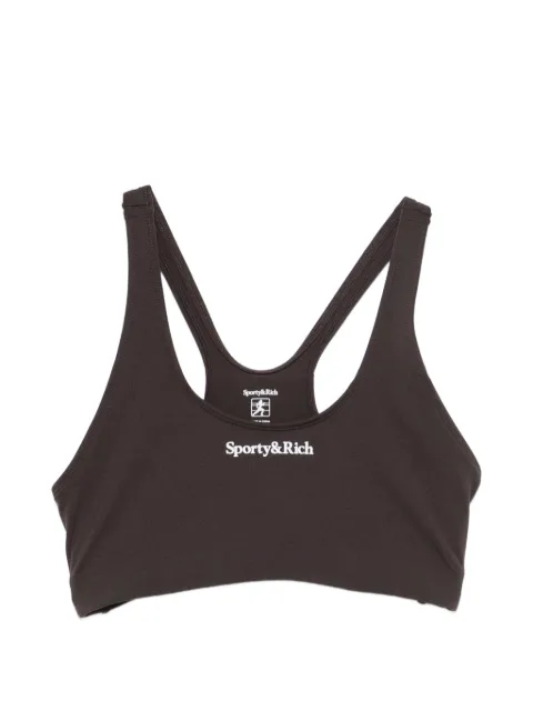 Sporty & Rich soutien-gorge à logo imprimé