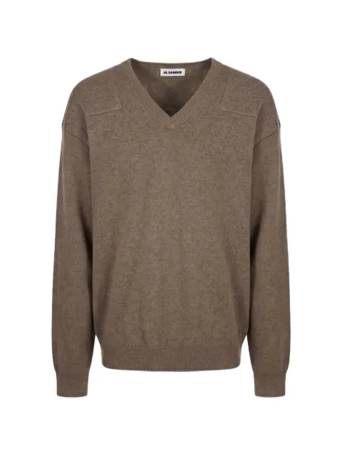 Jil Sander V-neck knitted sweater