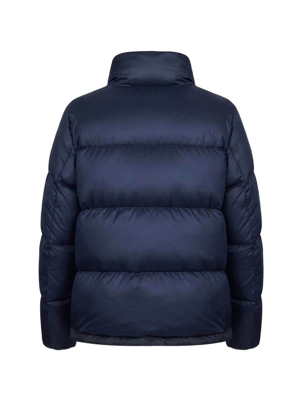 sacai Gewatteerd donsjack met trechterhals Blauw