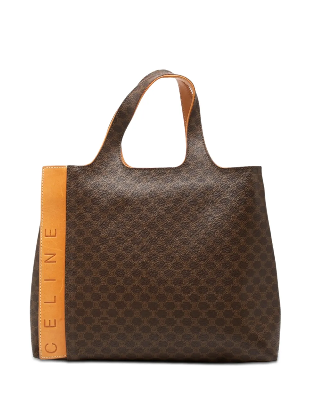 Celine Pre-Owned Borsa tote in tela cerata Macadam 2000 - Marrone