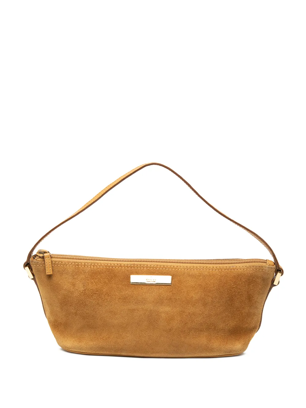 Gucci Pre-Owned Borsa a spalla Boat in pelle scamosciata 2000-2015 - Marrone