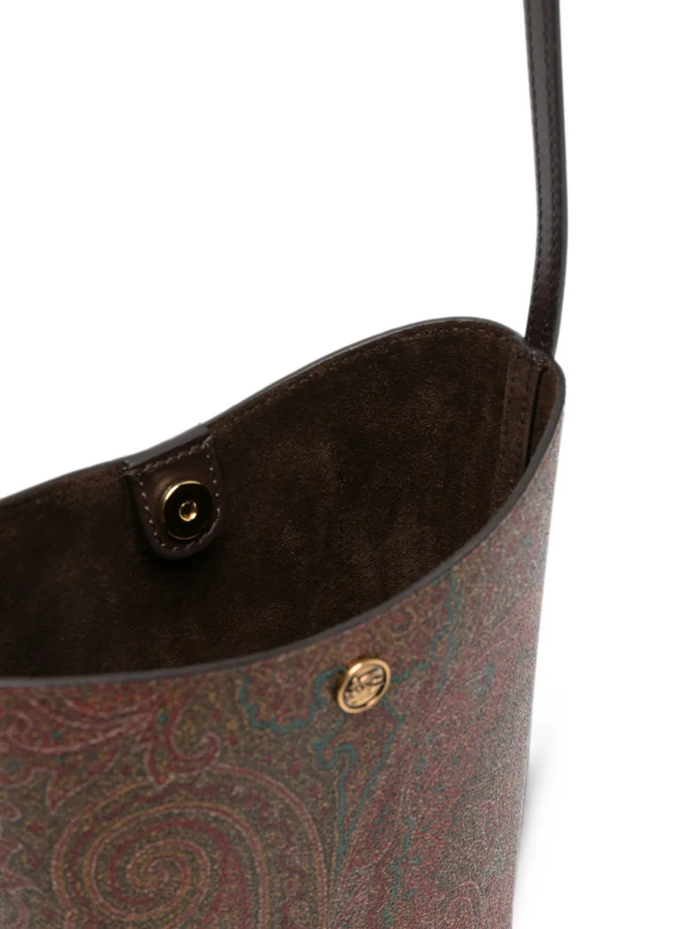 ETRO Schoudertas met paisley-print Rood