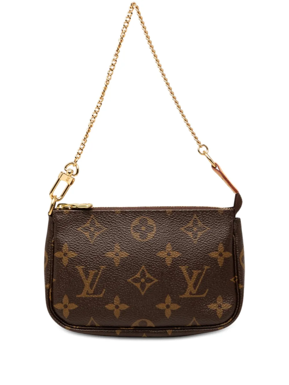Louis Vuitton Pre-Owned Borsa a mano mini Pochette Accessoires con monogramma 2011 - Marrone