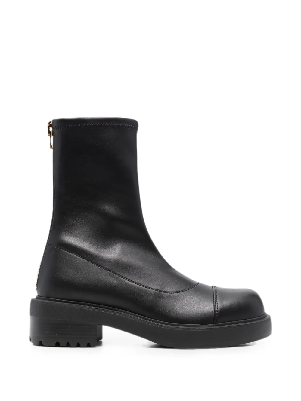 Giuseppe Zanotti zip-embellishment ankle boots Zwart