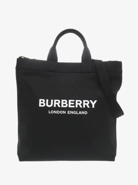 Burberry Pre-Owned 2018-2023 Econyl Nylon Logo Artie Convertible Tote satchel