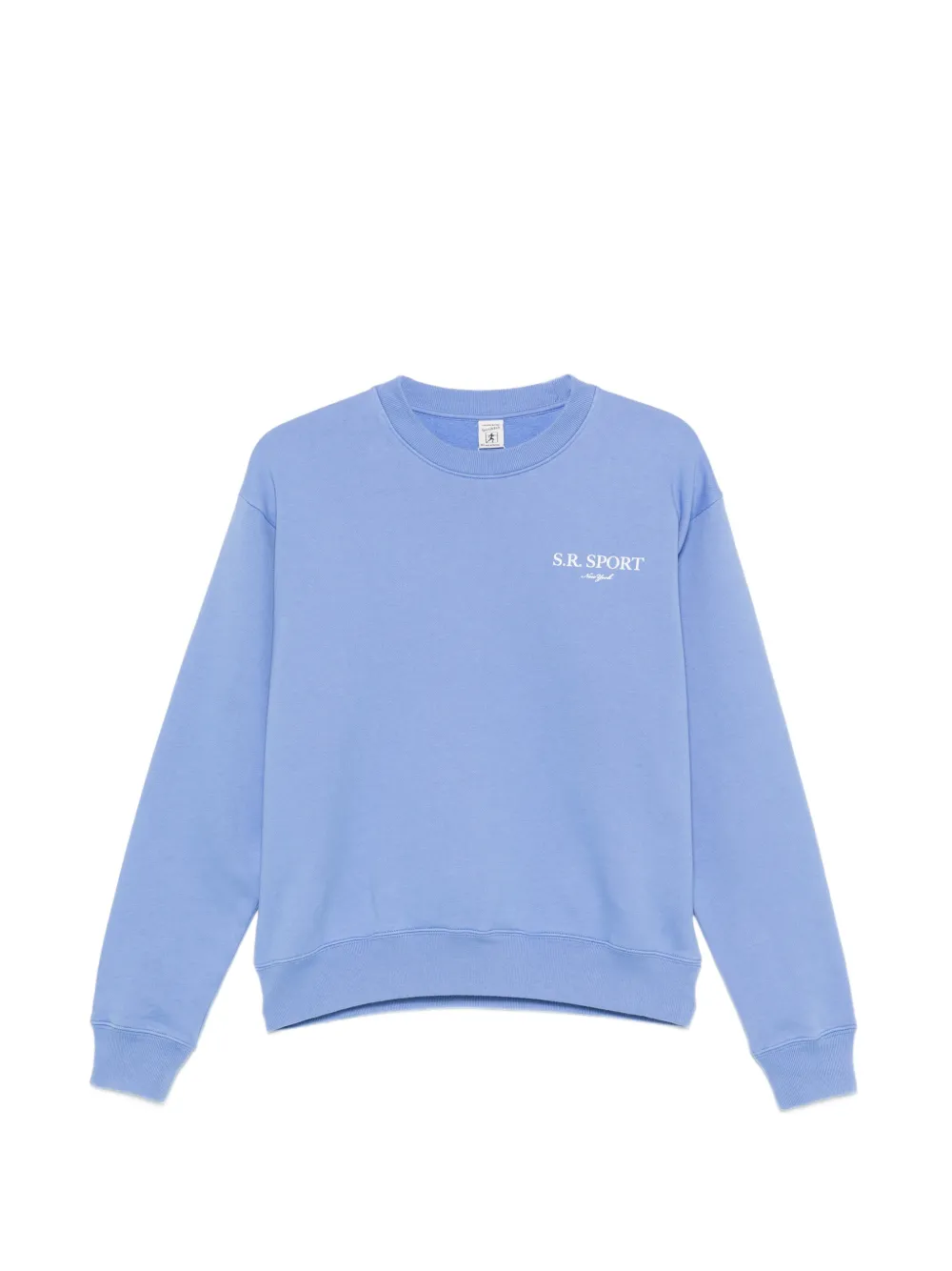 Sporty & Rich logo-print sweatshirt - Blau
