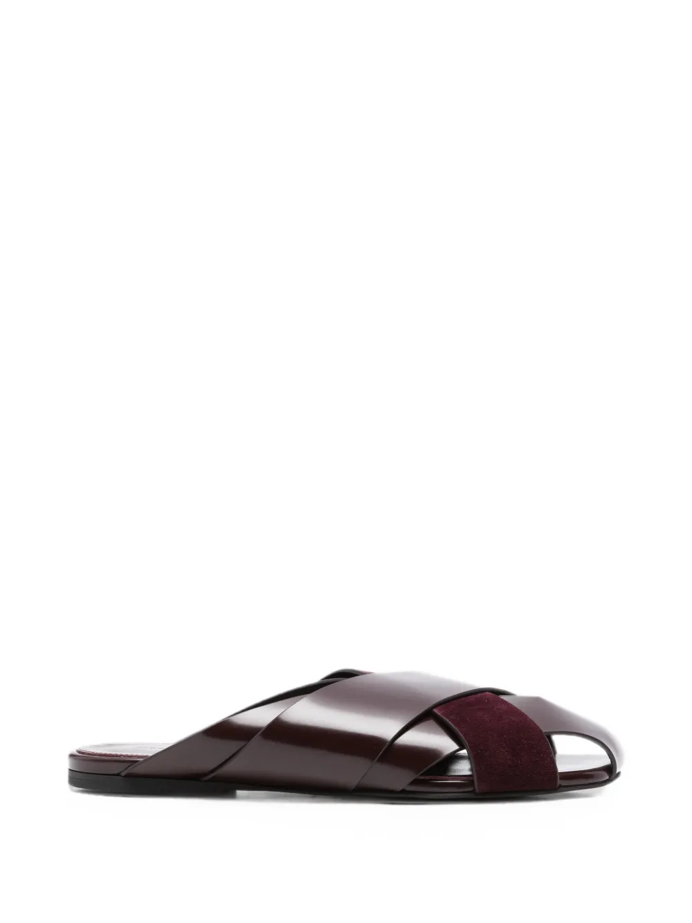 Proenza Schouler crossover-strap mules Rood
