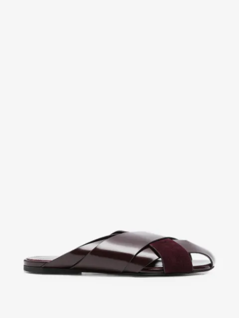 Proenza Schouler mules con tiras cruzadas