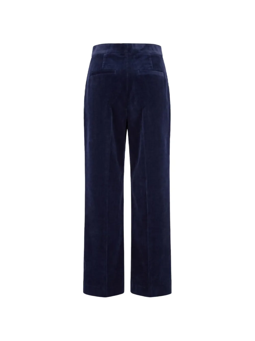 Jil Sander Fluwelen plooibroek Blauw