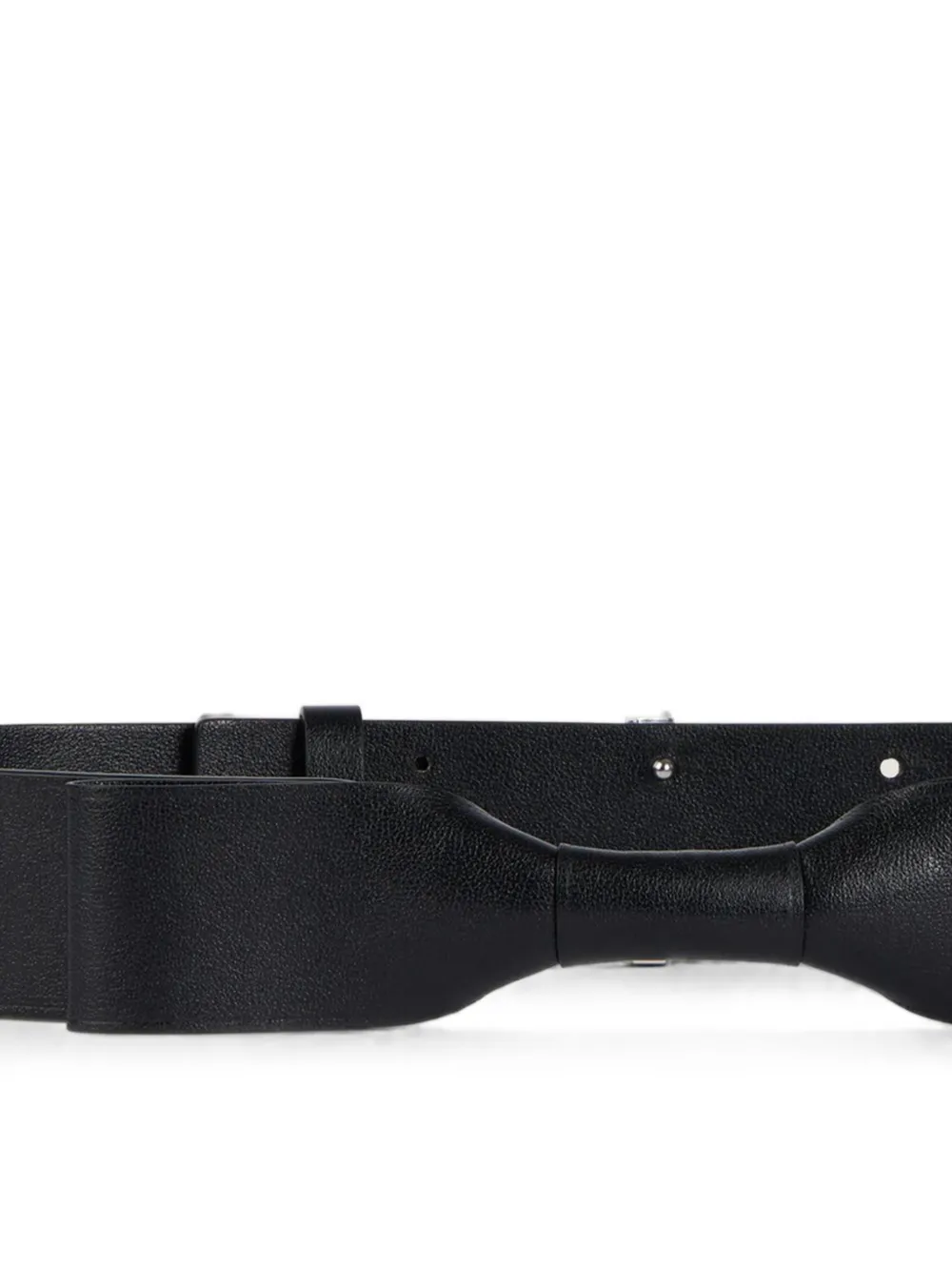 Givenchy Leren riem met strik Zwart