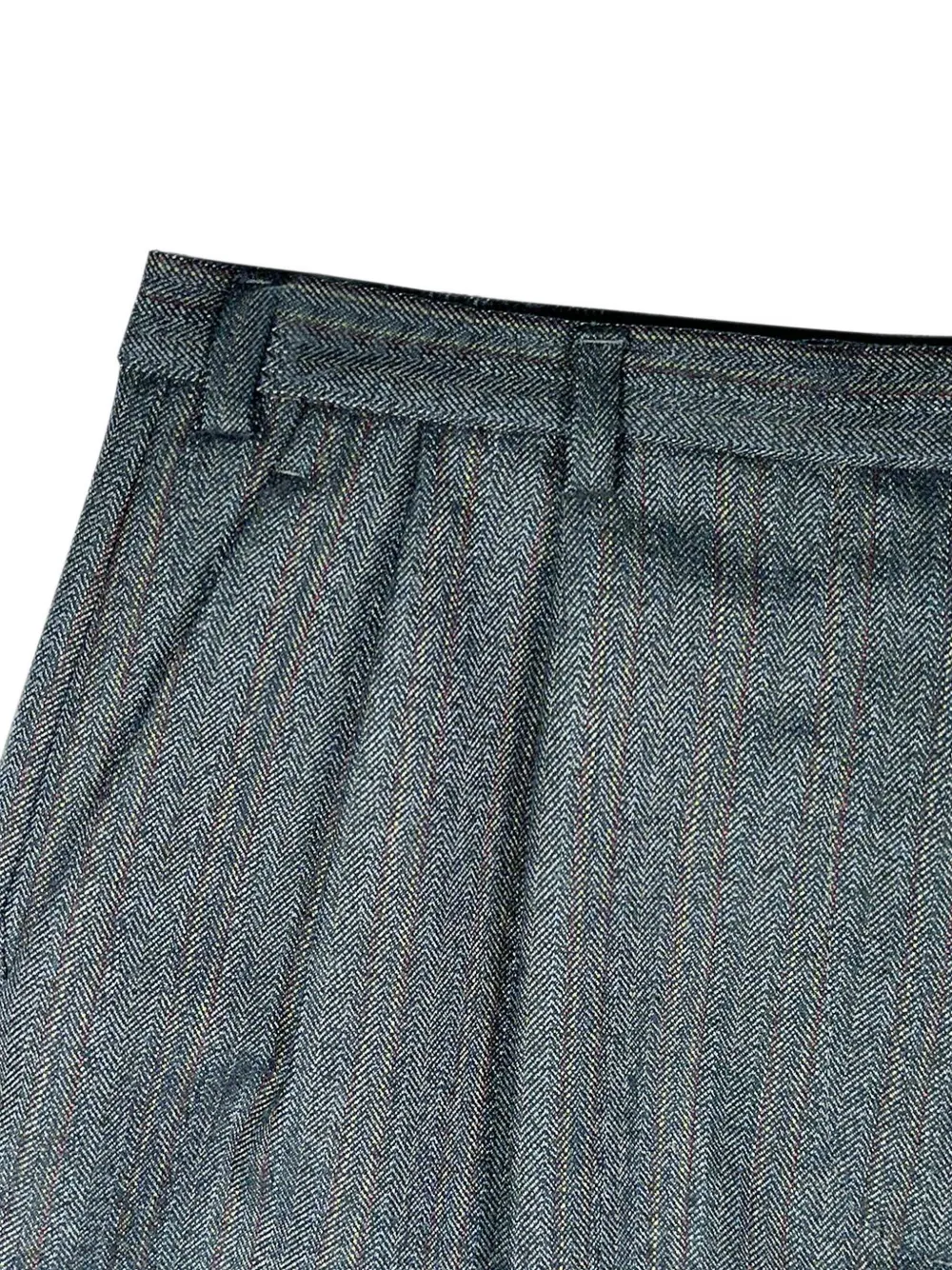 Jil Sander Shorts met visgraatpatroon Grijs