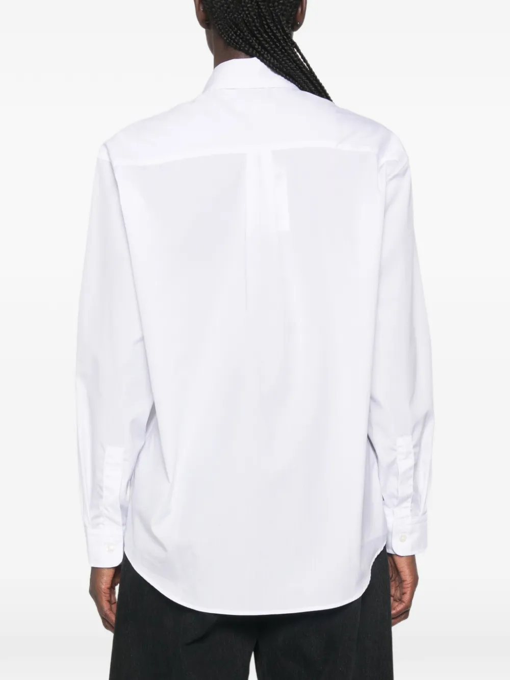 Sporty & Rich blouse met geborduurd logo Wit