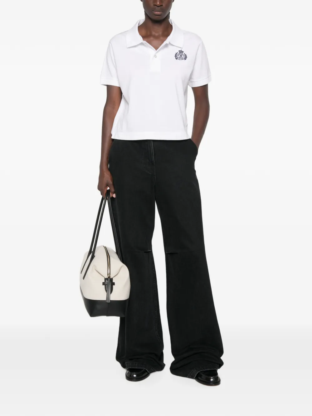Sporty & Rich Poloshirt Wit