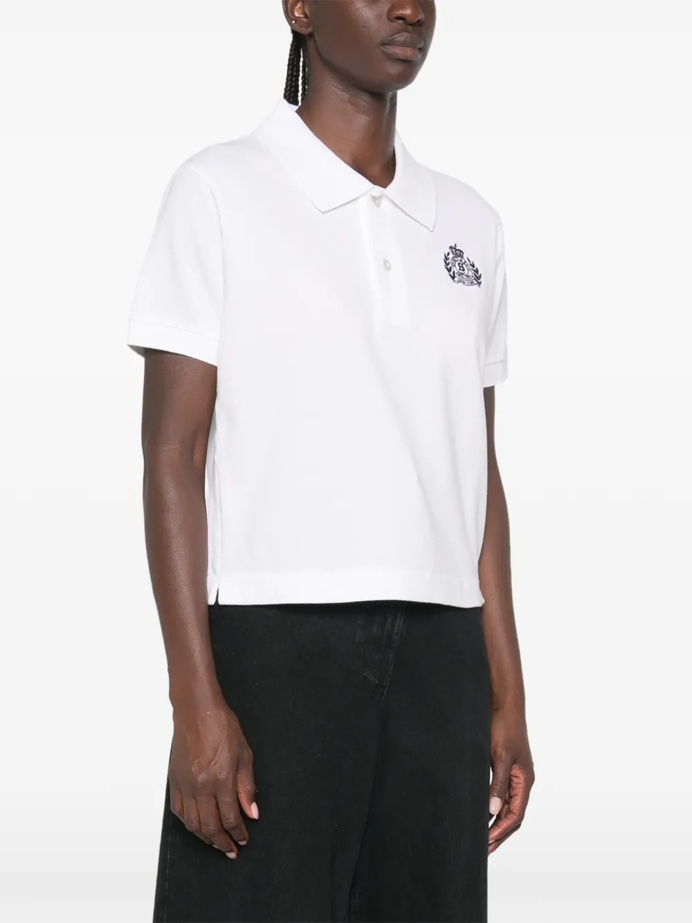 Sporty & Rich Poloshirt Wit