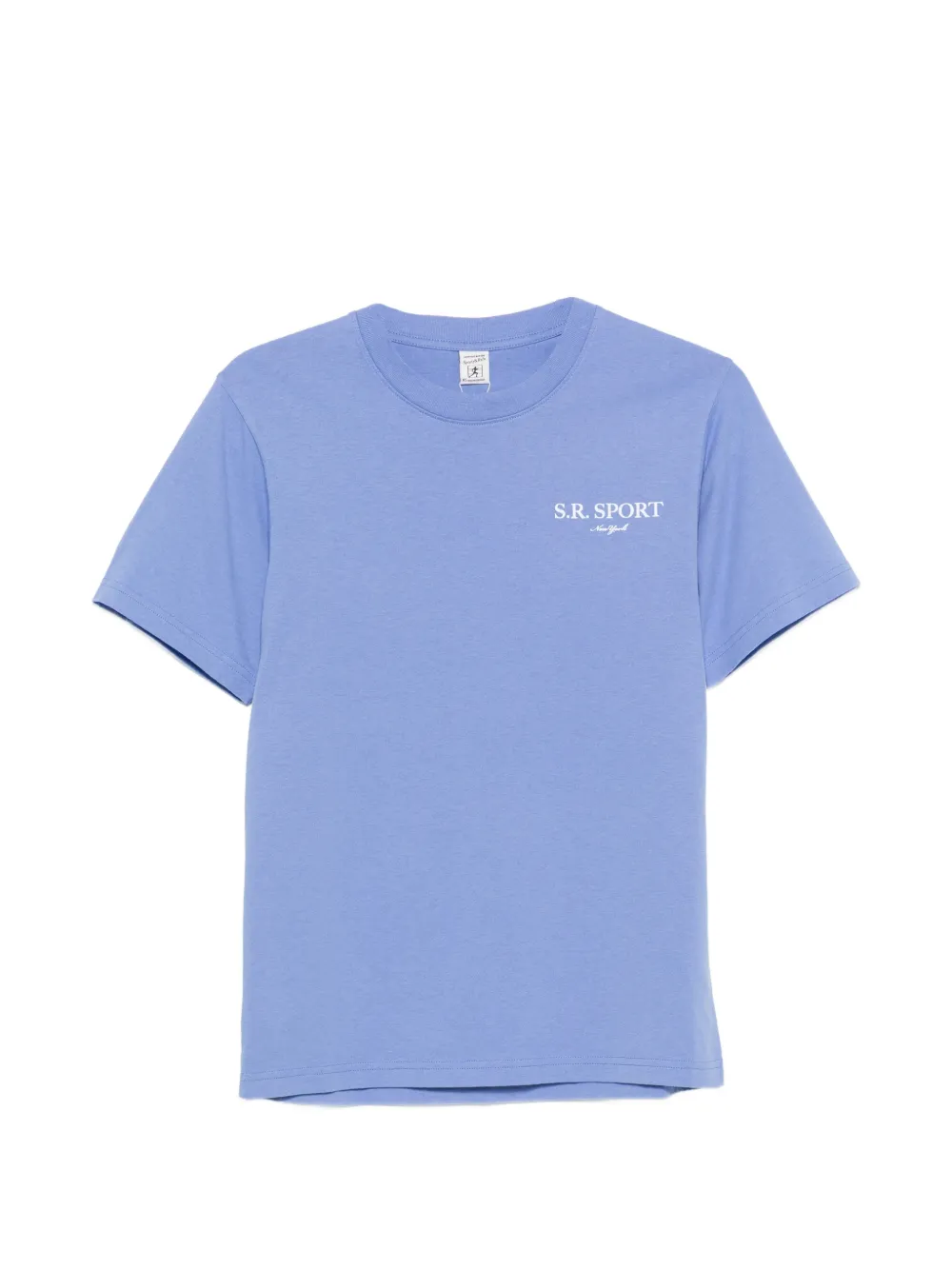 Sporty & Rich logo-print T-shirt - Blau