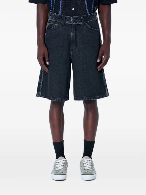 Vans frayed-detail denim shorts