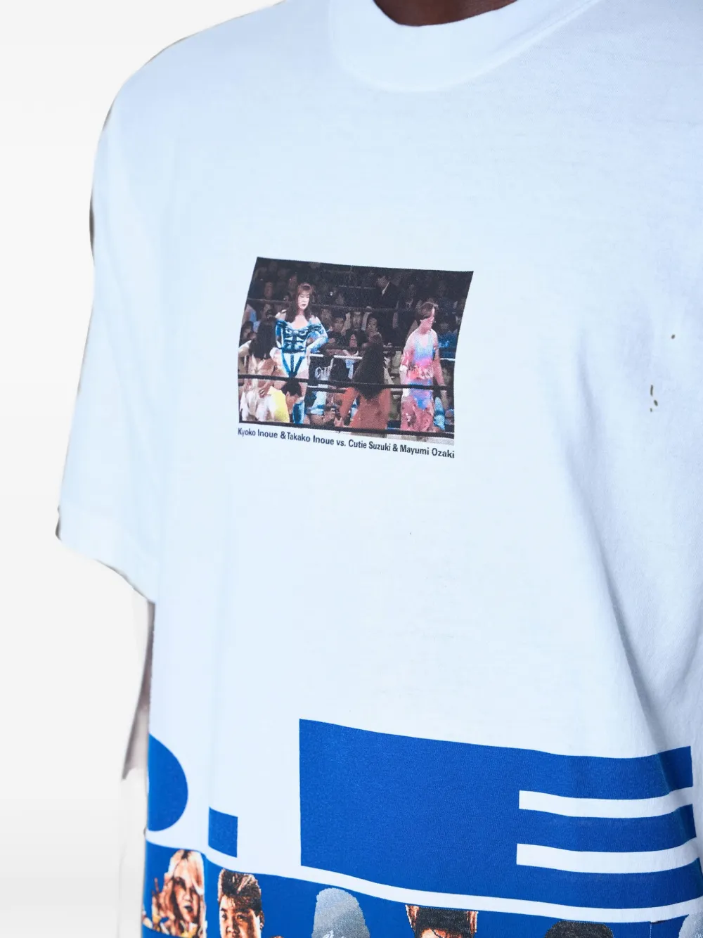 b.Eautiful T-shirt met logopatroon van katoenen jersey.Ronde halsKorte mouwenGrafische print aan de voorkant Wit