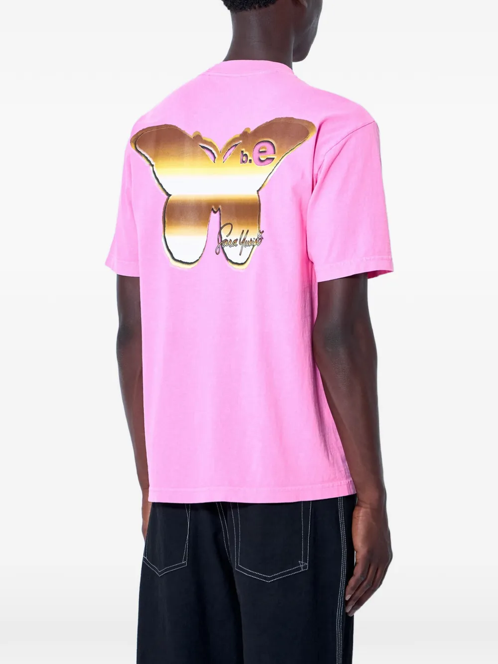 b.Eautiful x Sara Yukiko Girl T-shirt met grafische print Roze