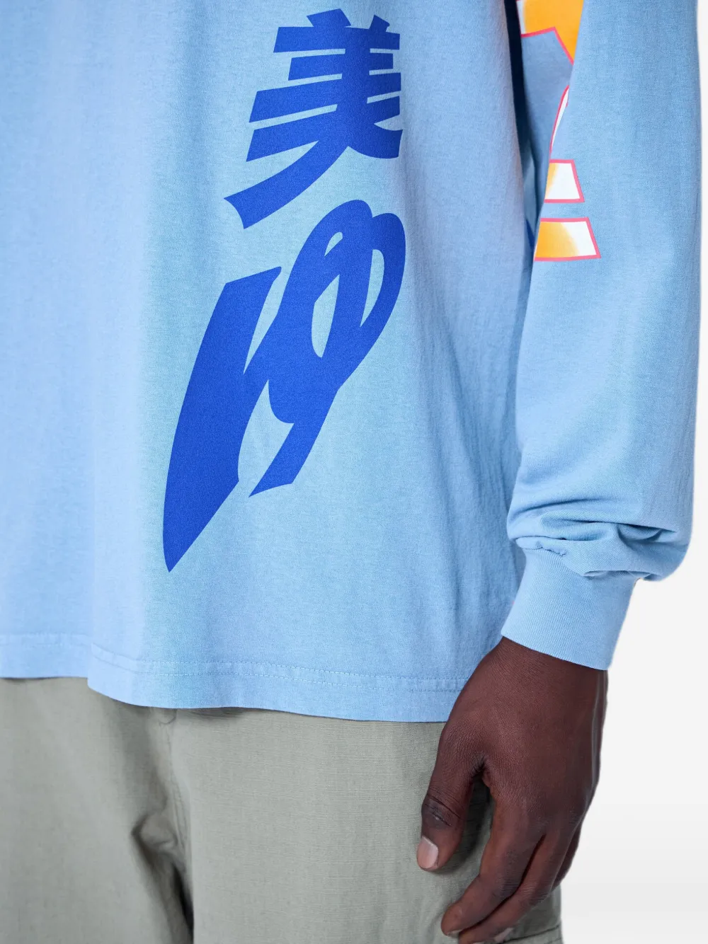 b.Eautiful T-shirt met print Blauw