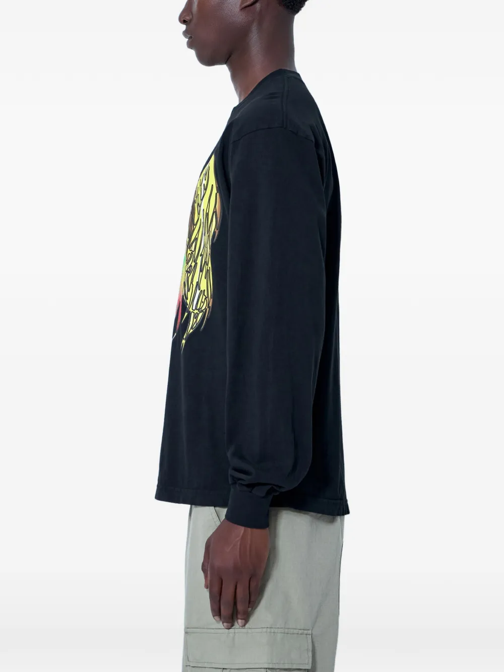 b.Eautiful T-shirt met print Zwart