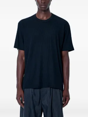 Casey Casey Felix jersey-texture T-shirt | Red | FARFETCH