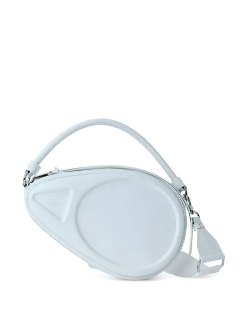 Lacoste oval structured messenger bag