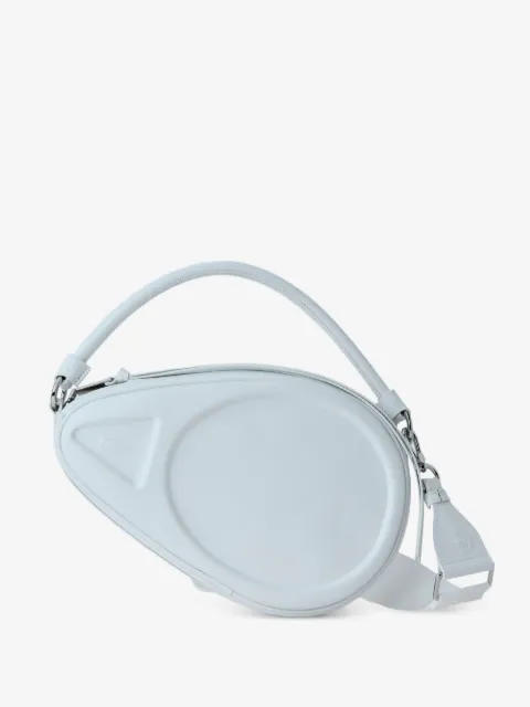 Lacoste oval structured messenger bag