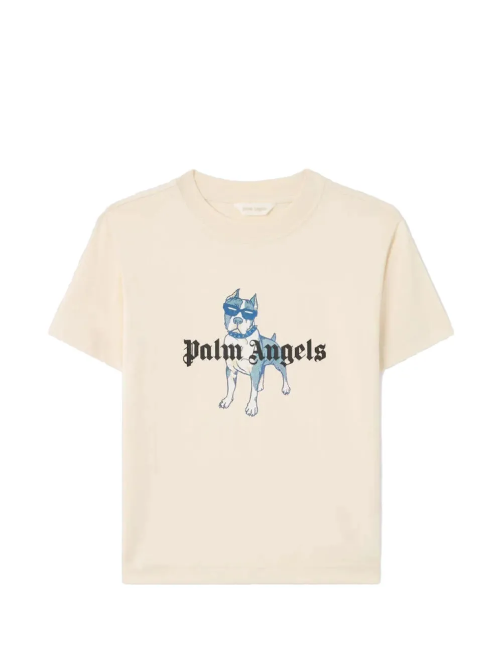 Palm Angels Kids graphic-print T-shirt - Toni neutri