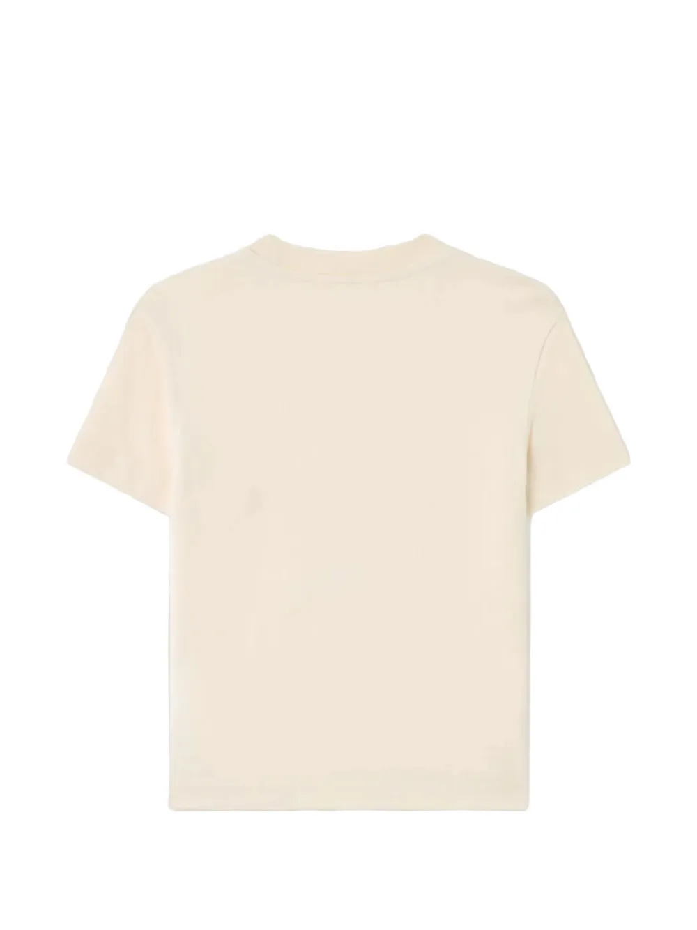 Palm Angels Kids T-shirt met grafische print Beige