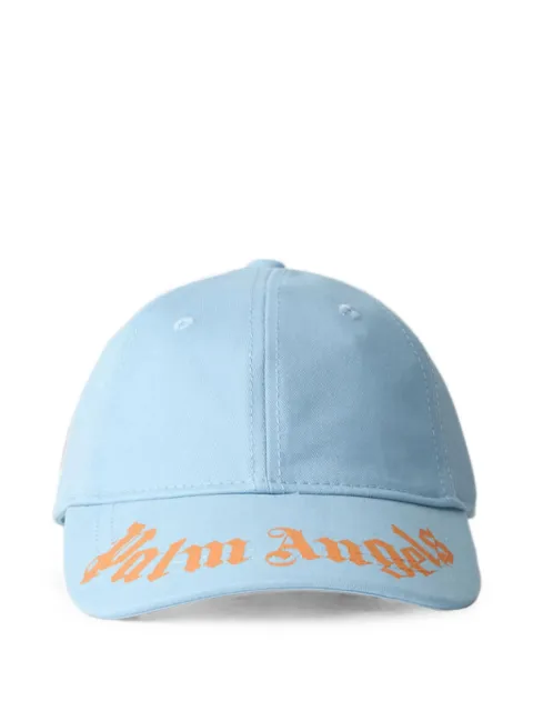 Palm Angels Kids logo-print cotton baseball cap