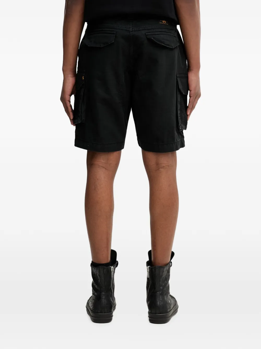Alpha Industries Cargo shorts met ceintuur Zwart