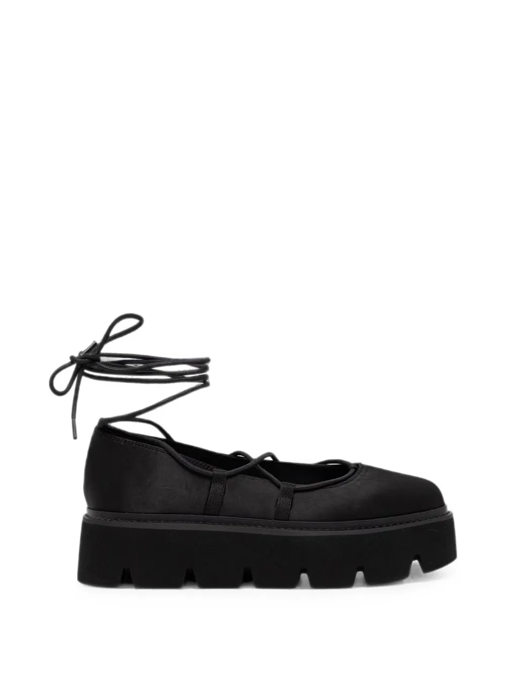 Buffalo Darya Ghillie Lace-up Platform Pumps In Multi
