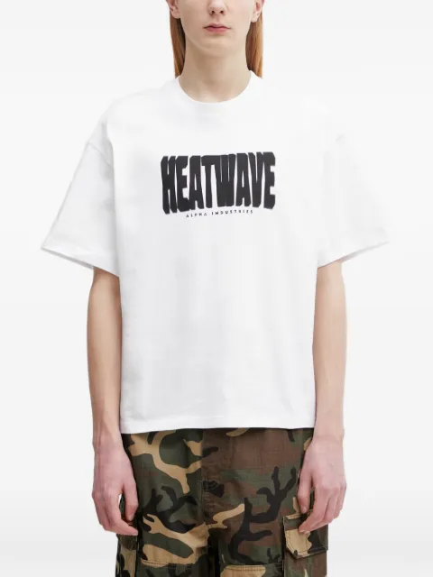 Alpha Industries Heatwave logo-print T-shirt