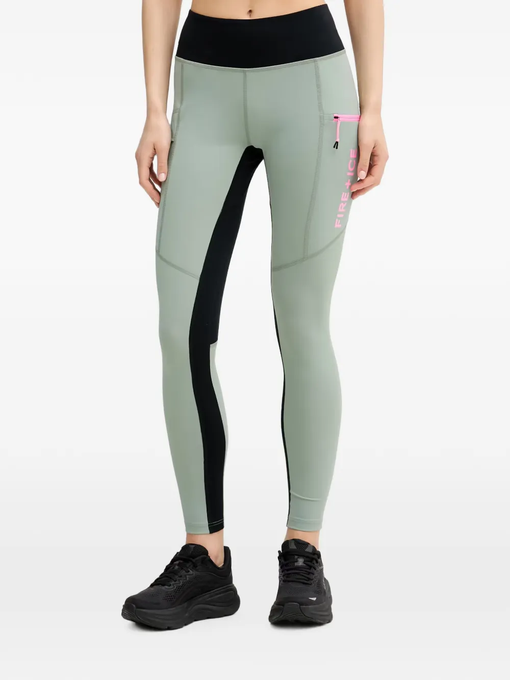 BOGNER FIRE+ICE Candra logo-print panelled leggings