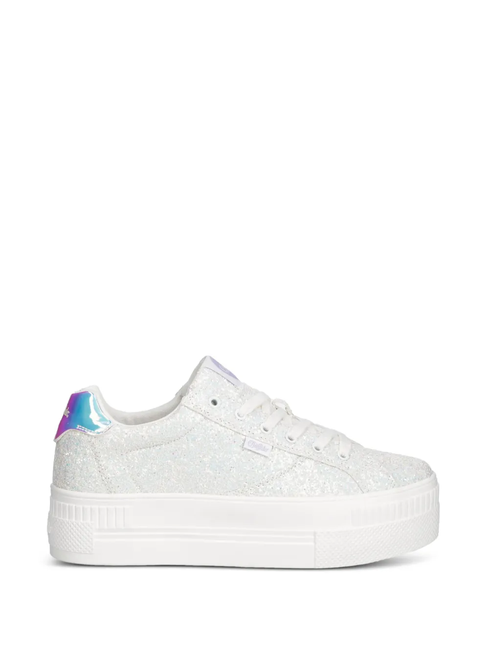 Buffalo Buffalo Paired Glam glitter-detail sneakers - Weiß