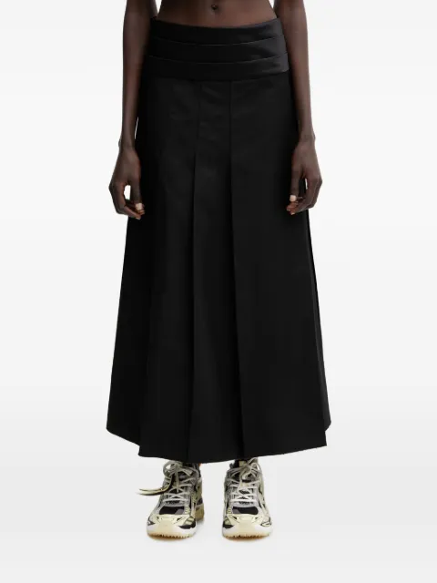 Undercover pleated maxi skirt
